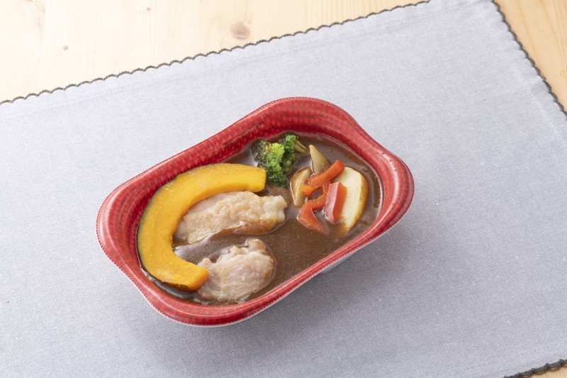 ４種野菜のチキンカレー
