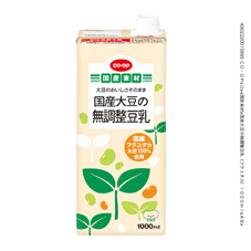 コープ　国産大豆の豆乳（無調整）１０００ｍｌ