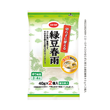 コープ　切らずに使える緑豆春雨４０ｇ＊２