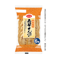 コープ　南部せんべい落花生６枚