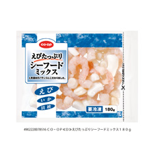 コープ　えびたっぷりシーフードミックス１８０ｇ