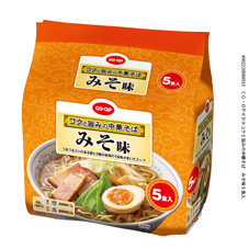 コープ　コクと旨みの中華そばみそ味５食