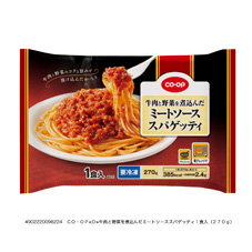 コープ　牛肉と野菜を煮込んだミートソーススパゲッテ１食入
