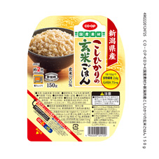 コープ　新潟県産こしひかりの玄米ごはん１５０ｇ