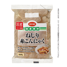 コープ　ねじり糸こんにゃく２００ｇ