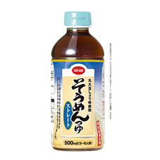 コープ　そうめんつゆストレート（丸大豆しょうゆ使用５００ｍｌ