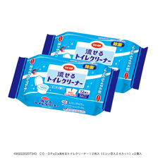 コープ　流せるトイレクリーナー１２枚入ｘ２個
