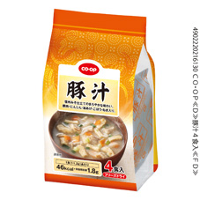 コープ　豚汁４食