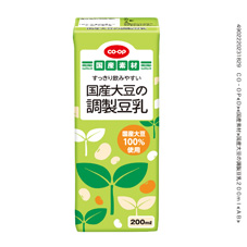 コープ　国産大豆の調製豆乳２００ｍｌ