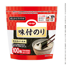 コープ　味付けのりパウチ１０切１００枚