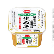 コープ　国産素材の長期熟成生みそ６５０ｇ