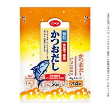 コープ　かつおだし４ｇ×１４本