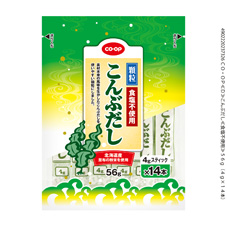 コープ　こんぶだし４ｇ×１４本