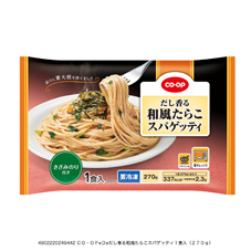 コープ　だし香る和風たらこスパゲッティ１食入