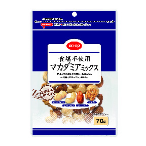 コープ　食塩不使用マカダミアミックス７０ｇ