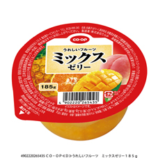コープ　うれしいフルーツ　ミックスゼリー１８５ｇ