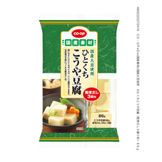 コープ　国産大豆使用ひとくち高野だし付８６ｇ