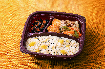 コープ　栗ごはん＆厚揚げと豚肉あんかけセット １人前