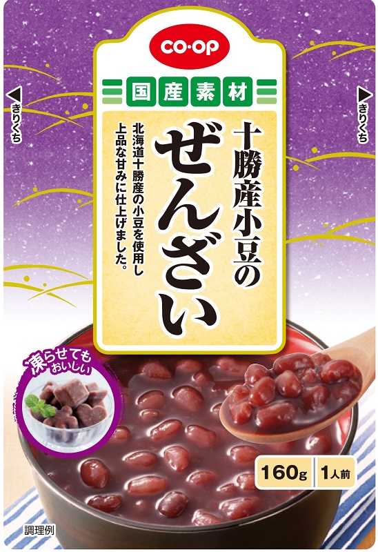 コープ　十勝産小豆のぜんざい１６０ｇ