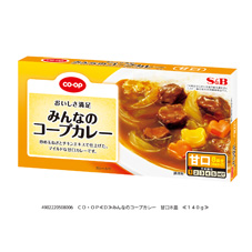 コープ　みんなのコープカレー甘口１４０ｇ