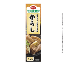 コープ　無着色からし４０ｇ