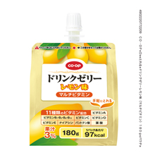 コープ　ドリンクゼリーレモン味　マルチビタミン１８０ｇ