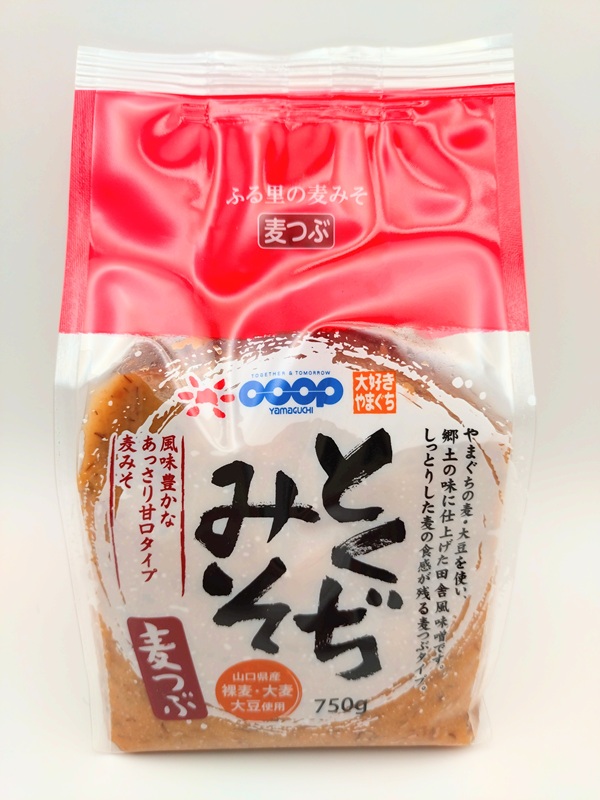 コープやまぐち　とくぢみそ麦つぶ７５０ｇ