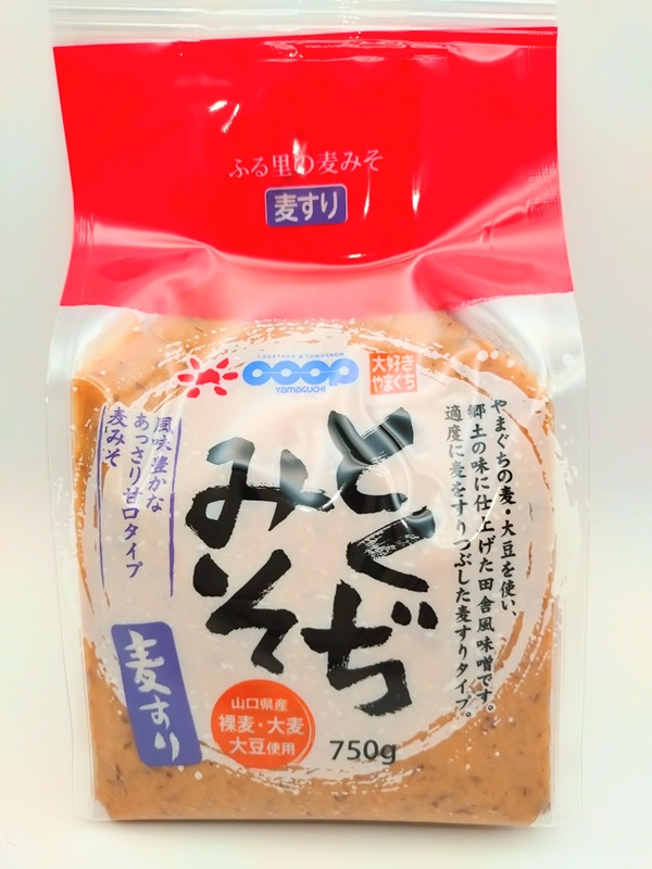コープやまぐち　とくぢみそ麦すり７５０ｇ